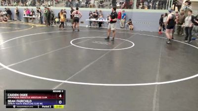 250 lbs Round 3 - Caiden Ogee, Anchorage Freestyle Wrestling Club vs Sean Fairchild, Juneau Youth Wrestling Club Inc.