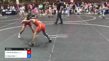 70 kg Rr Rnd 1 - Yates White Buffalo Jr, Mandan WC vs Abraham Navarrete, Try Elite