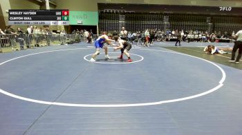 150 lbs Consi Of 16 #2 - Wesley Hayden, Los Gatos vs Clinton Gull, Stansbury