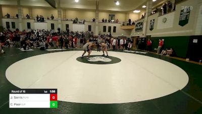 182 lbs Round Of 16 - JT Sarris, Plymouth North vs Charlie Poor, Saint John's Prep