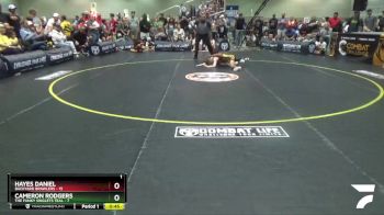 70 lbs Finals (8 Team) - Hayes Daniel, Backyard Brawlers vs Cameron Rodgers, The Funky Singlets Teal