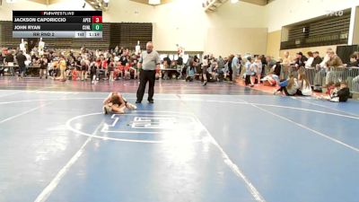 65 lbs Rr Rnd 2 - Jackson Caporiccio, Apex - ESC vs John Ryan, Cunliffes Corner Black - ESC