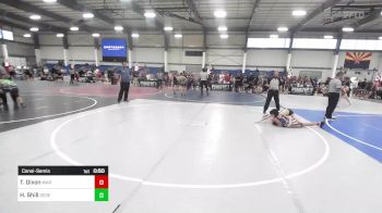 102 lbs Consolation - Teagan Dixon, WAR Wrestling Club vs Hoyt Shill, Desert Dogs WC