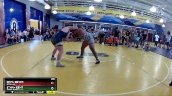 285 lbs Round 6 (8 Team) - Ethan Kent, Funky Monkey vs KEVIN REYES, NFWA