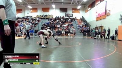 113 lbs 3rd Place Match - Heath Norris, Clyde vs Willem Busch, New Albany