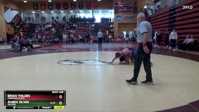 197 lbs 5th Place Match - Ruben Silvas, Millikin vs Brian Thilges, Minnesota State