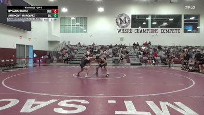165 lbs Quarterfinals (8 Team) - Anthony Marquez, Santa Ana College vs Ryland Smith, Sierra College (RED)