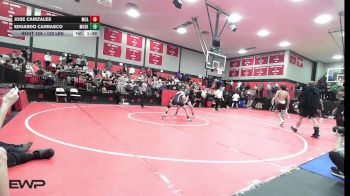 132 lbs Round Of 16 - Jose Canizales, McAlester vs Eduardo Carrasco, Muskogee