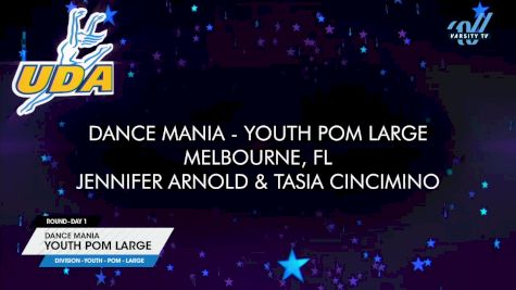 Dance Mania - Youth Pom Large [2025 Youth - Pom - Large Day 1] 2025 UCA & UDA All Star National Championship