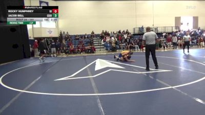 141 lbs Champ. Round 1 - Jacob Bell, Cal State Bakersfield vs Rocky Humphrey, Victor Valley College