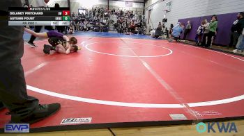 57-62 lbs Rr Rnd 1 - Delaney Pritchard, Bristow Wrestling vs Autumn Foust, Keystone Kids Wrestling Club