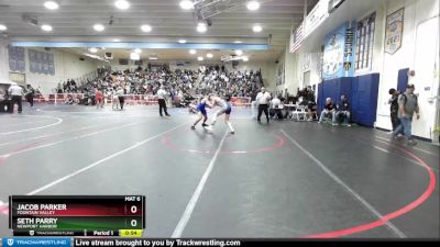 138 lbs Cons. Round 3 - Seth Parry, Newport Harbor vs Jacob Parker, Fountain Valley