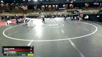 106 lbs Cons. Round 5 - Cano Austin, Somerset vs Cale Wimberly, Zephyrhills Christian