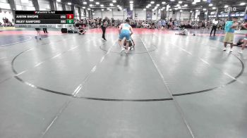 160 lbs Rr Rnd 1 - Justin Swope, Apache Blue vs Riley Sanford, Knights Wrestling Club-Black