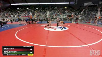 3A-106 lbs Cons. Round 2 - Teague Duncan, Buffalo vs Kade Garcia, Worland