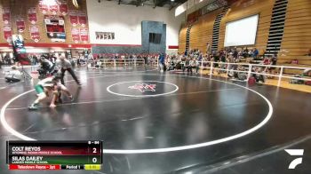 84 lbs Cons. Round 1 - Silas Dailey, Lander Middle School vs Colt Reyos, Wyoming Indian Middle School