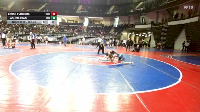 90 lbs Consolation - Ethan Flowers, South Georgia Athletic Club vs Asher Asad, Level Up Wrestling Center