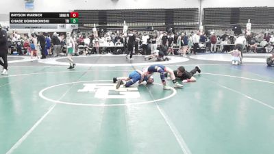 80 lbs Rr Rnd 2 - Bryson Warner, SAVAGE Wrestling Academy - K3 vs Chase Dombrowski, Triumph Trained K3