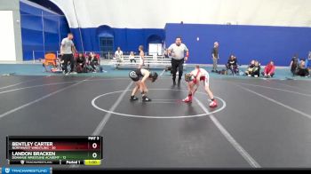 68 lbs Round 3 - Bentley Carter, Northwest Wrestling vs Landon Bracken, Donahue Wrestling Academy