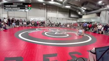 144 lbs Cons. Round 7 - Michael Banuelos, Pueblo East vs Logan Vannest, Platte Valley