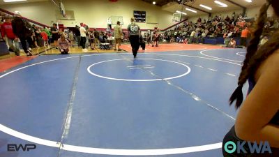 49 lbs Rr Rnd 3 - Brynlee Burchett, Raw Wrestling Club vs Robyn Dunn, Ponca City Wildcat Wrestling