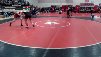 215 lbs Cons. Round 4 - Aaron Becker, Martin County Red Bulls vs Joseph Natysin, Maple Grove
