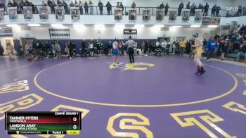 105 lbs Champ. Round 1 - Landon Asay, Lovell Middle School vs Tanner Myers, Thermopolis