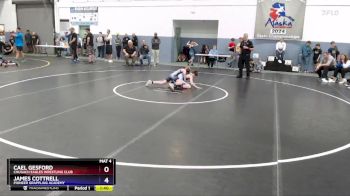 84 lbs 1st Place Match - James Cottrell, Pioneer Grappling Academy vs Cael Gesford, Chugach Eagles Wrestling Club