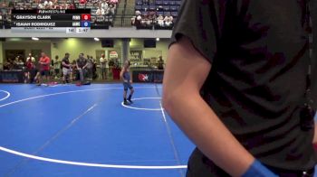 62 lbs Quarters - Grayson Clark, Pedraza Wrestling vs Isaiah Rodriguez, All American Wrestling Club