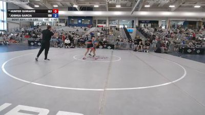 126 lbs Cons. Semis - Hunter Quirarte, Silvaback vs Joshua Garcia, Vasky Bros Wrestling