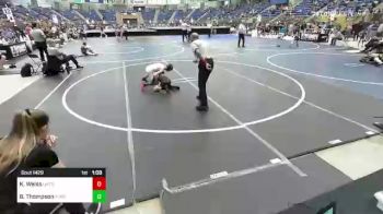 73 lbs Quarterfinal - Kai Weiss, Untouchables vs Braden Thompson, Purebred