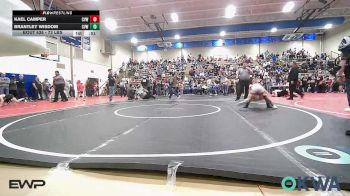 73 lbs Consi Of 8 #2 - Kael Camper, Caney Valley Wrestling vs Brantley Wisdom, Caney Valley Wrestling