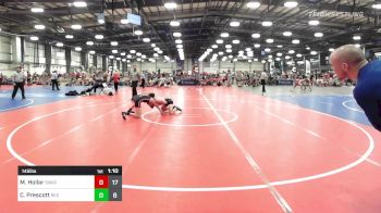 145 lbs Rr Rnd 1 - Mikey Hollar, Signature Wrestling Academy vs Cliff Prescott, Red Lion