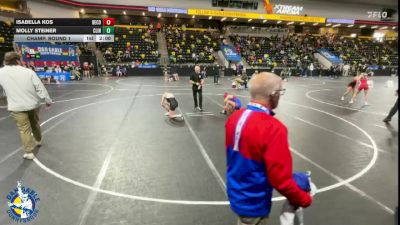 115 lbs Champ. Round 1 - Molly Steiner, Clinton vs Isabella Kos, Decorah