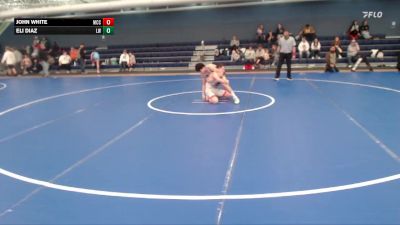 126-138 lbs 3rd Place Match - Eli Diaz, Living Word vs John White, Mccook