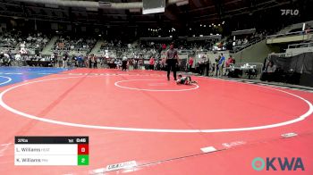 37 lbs Round Of 16 - Liam Williams, Heat vs Kase Williams, Pin-King All Stars