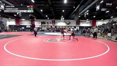 190 lbs Semifinal - Demetri Clark, Temecula Valley vs Julio Leija, Trabuco Hills