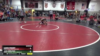 Semifinal - Jaxon Feikert, Keokuk Kids Wrestling Club vs Jack Beelman, Mount Pleasant Youth Wrestling