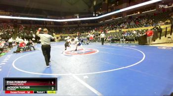 138 Class 3 lbs Champ. Round 1 - Jackson Tucker, Hillsboro vs Ryan Poropat, Ft. Zumwalt South