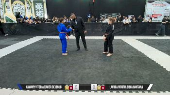LAVINIA VITORIA SILVA SANTANA vs KAWANY VITORIA XAVIER DE JESUS 2026 CBJJE Brazilian Jiu-Jitsu Championship
