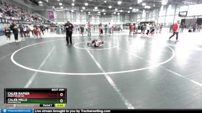 67 lbs Cons. Round 2 - Caleb Mills, Washington vs Caleb Rapier, Priest River WC