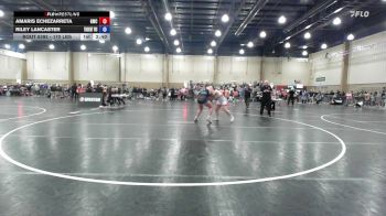 170 lbs Quarterfinal - Amaris Echezarreta, Gladiator Wrestling vs Riley Lancaster, Trident Wrestling Club