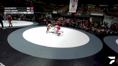 135 lbs Lillian Mattly, NAWA - North Area Wrestling Association vs Marley Nelson, OCWA - Orange County Wrestling Association