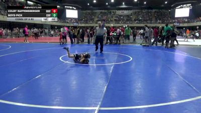 44 lbs Consi Of 8 #2 - Colby Raffensberger, Huntingdon vs Boyd Pick, Centre Hall