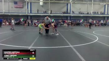 96 lbs Finals (2 Team) - Corey Brown, Headhunters vs Hunter Kapitula, Mat Assassins Red