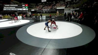 175 lbs Cons. Quarters - Kohen Yorgensen, Golden State Wrestling Club vs Dallas Andrade, La Costa Canyon High School Wrestling