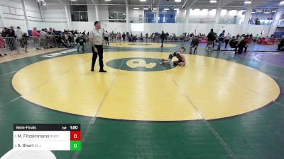 96 lbs Semifinal - Mason Fitzsimmons, Rhode Rage WC vs Aiden Short, Billerica