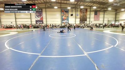 126 lbs Round Of 16 - Jonas DesRochers, WA vs Evan Boulard, ME