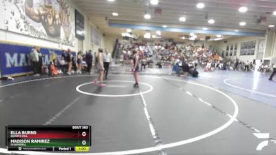 110 lbs Cons. Round 2 - Ella Burns, Quartz Hill vs Madison Ramirez, Chaparral