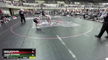 121 lbs Round 2 (4 Team) - Mason Techmeier, Muskego vs Noah Nicholson, Stillwater